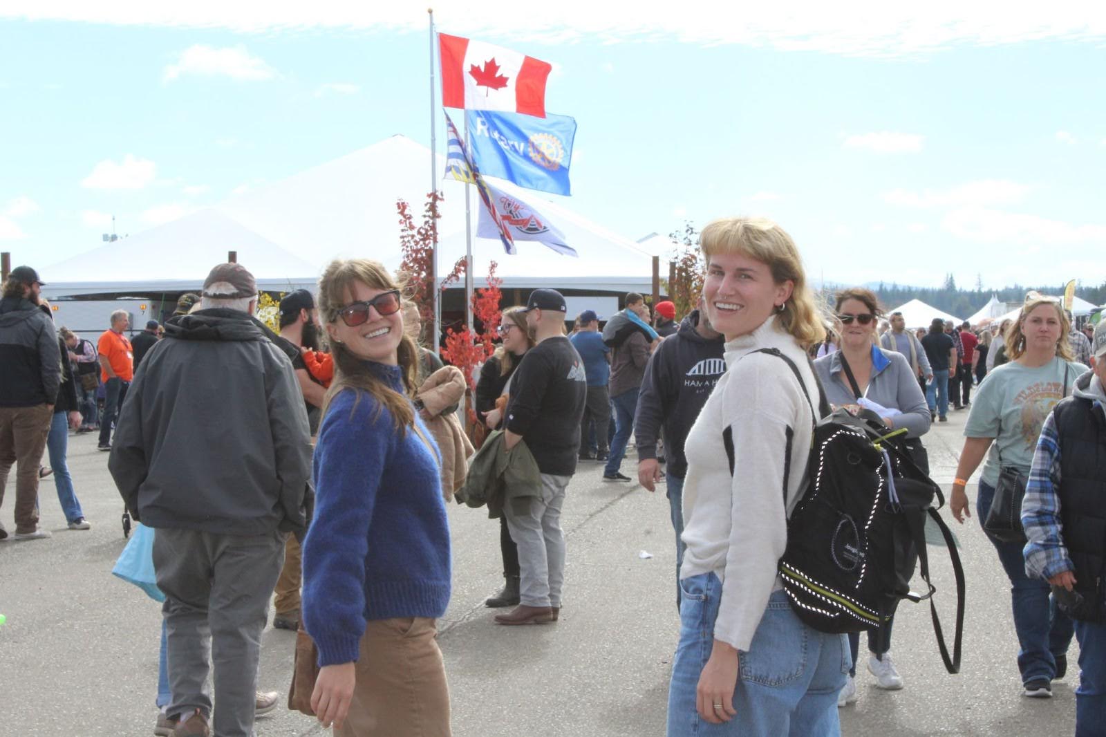 SMEA students enter the bustling crowd at OysterFest in Shelton, WA.